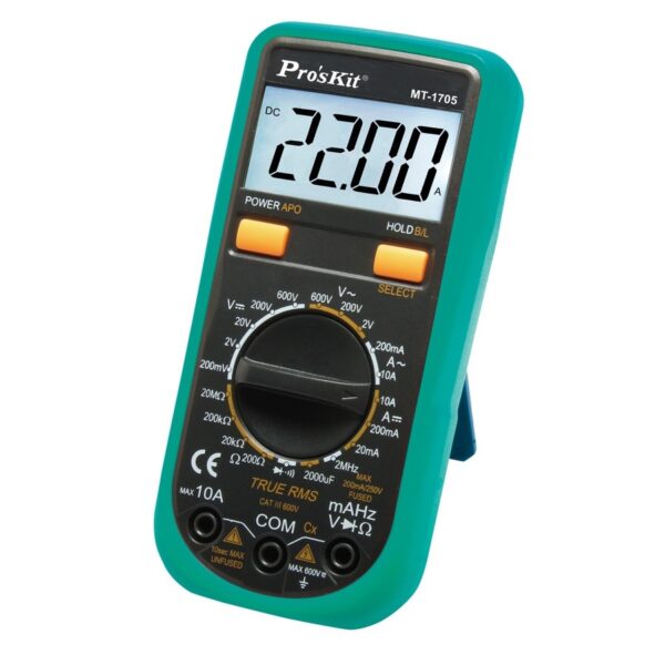 MULTIMETAR TRUE RMS PROSKIT MT1705