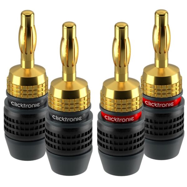 SET PREMIUM AUDIO BANANA 4 KOM CLICKTRONIC