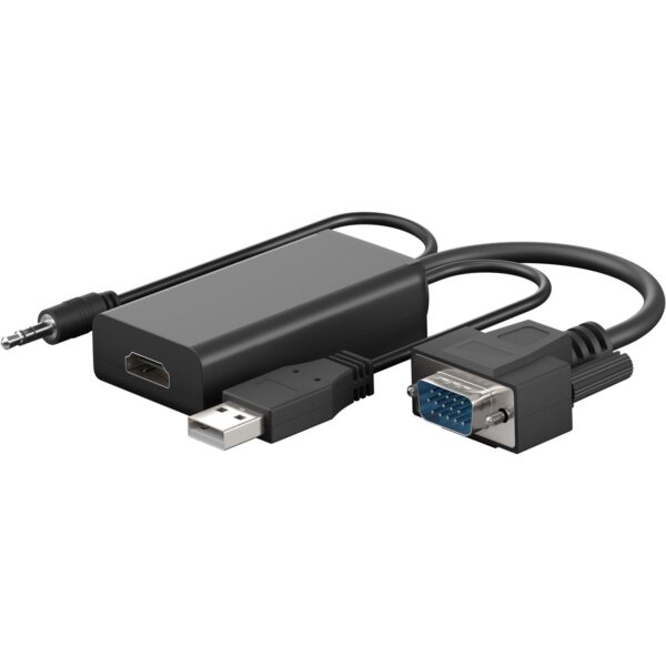 ADAPTER VGA M+USB+AUDIO/ HDMI Ž GOOBAY