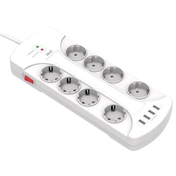 PROD. KAB. SA ZAŠTITOM 8UT+USB 3m 3x1,5mm WELL