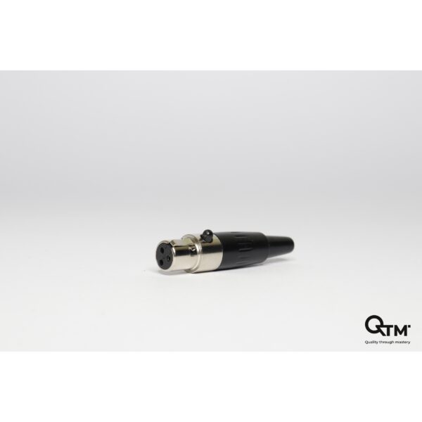 KONEKTOR ŽENSKI MINI XLR 3 PIN METAL QTM