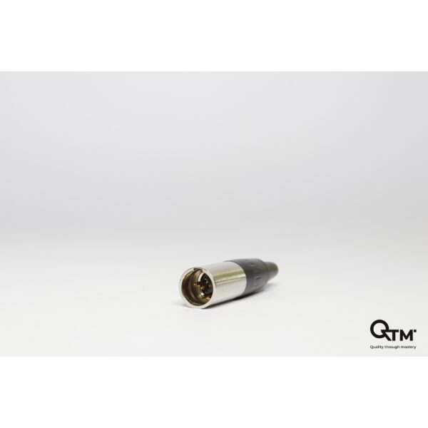 KONEKTOR MUŠKI MINI XLR 4 PIN METAL QTM