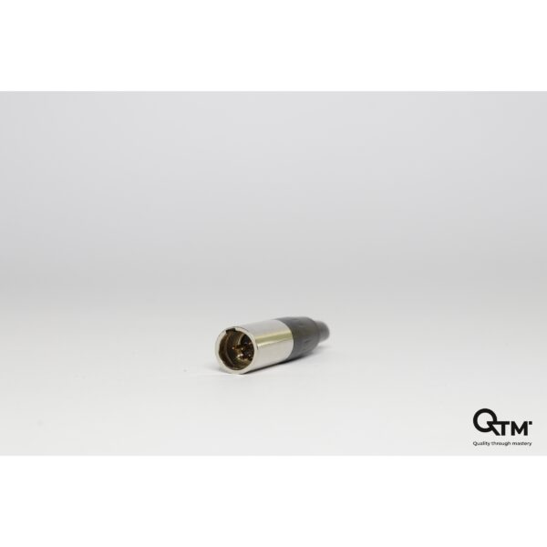 KONEKTOR MUŠKI MINI XLR 5 PIN METAL QTM