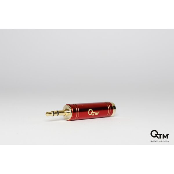 ADAPTER JACK 6,3mm ŽENSKI > JACK 3,5mm MUŠKI STEREO QTM