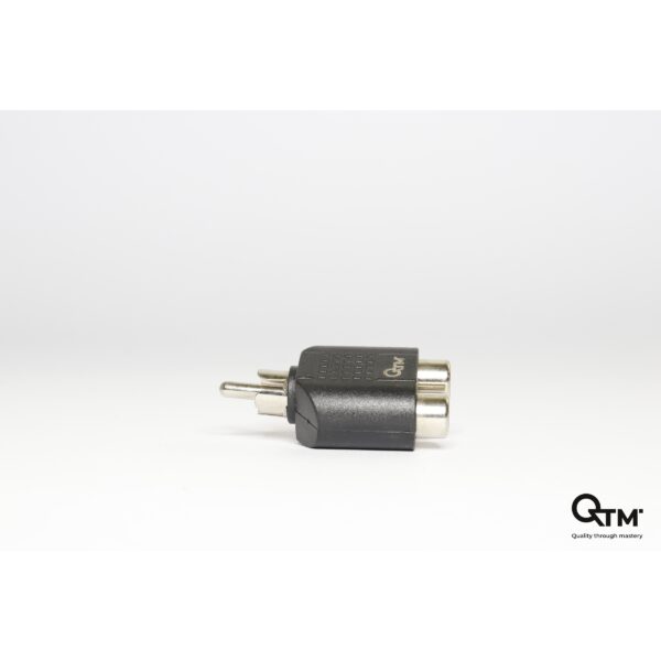 ADAPTER 2x RCA ŽENSKI > RCA MUŠKI QTM