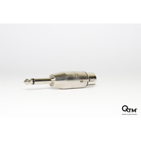 ADAPTER XLR ŽENSKI > JACK 6.3mm MUŠKI MONO QTM