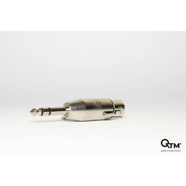 ADAPTER XLR ŽENSKI > JACK 6.3mm MUŠKI STEREO QTM