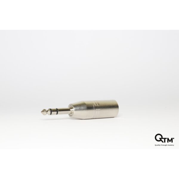 ADAPTER XLR MUŠKI > JACK 6.3mm MUŠKI STEREO QTM