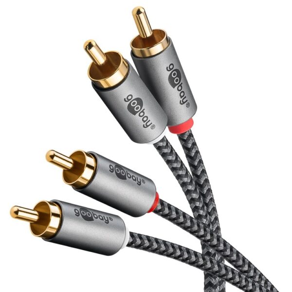 KAB.2xRCA/2xRCA 0,5m Goobay+
