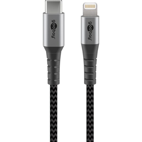 KAB. LIGHTNING - USB C 1m TEXTIL GOOBAY