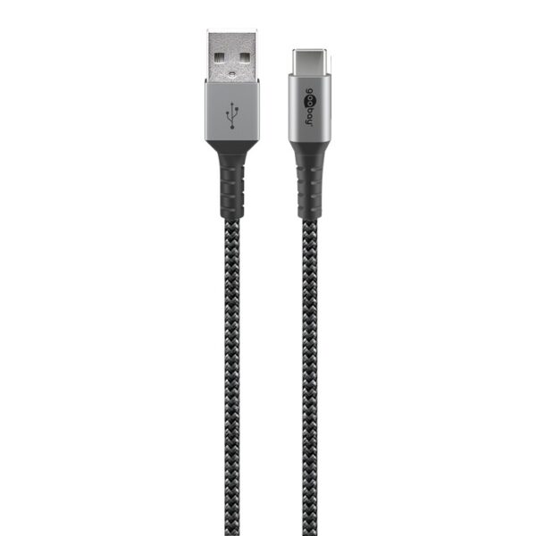 KAB. USB A > USB C 2m TEXTIL GOOBAY