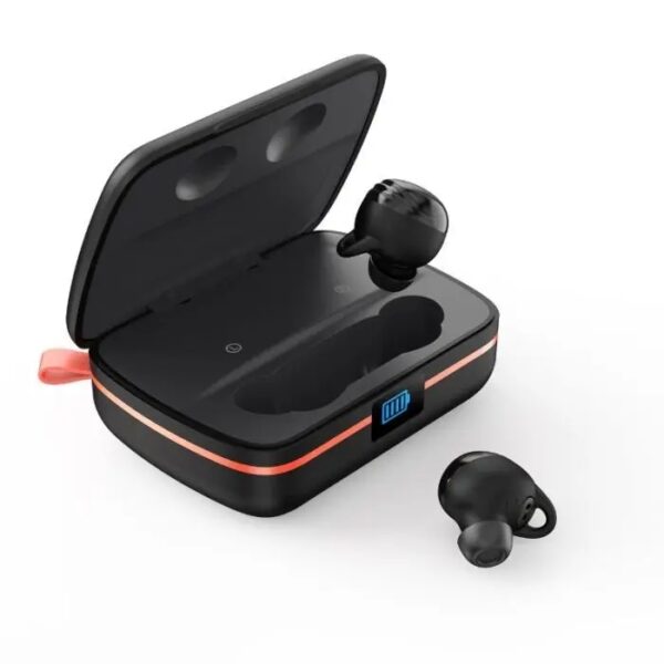 SLUŠALICE BLUETOOTH TWS CHOETECH BH-T05 SOLAR CRNE