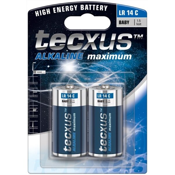 BATERIJA ALKAL. C LR 14 2KOM TECXUS