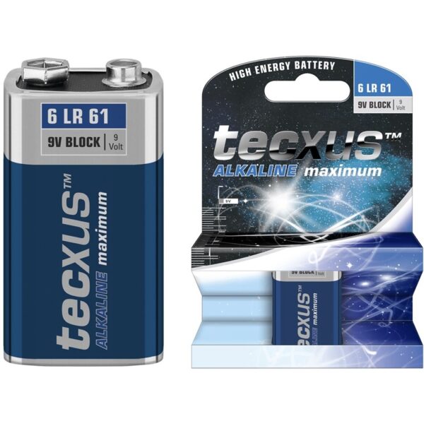 BATERIJA ALKAL. 9V 6LR61 TECXUS