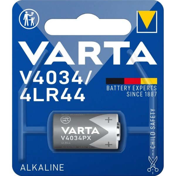 4 LR 44 / PX 28 A (4034) 6V Varta 1-BL