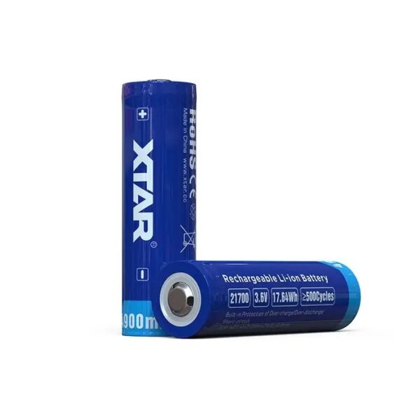 BATERIJA Li-ion 21700 3.6V 4900mAh XTAR