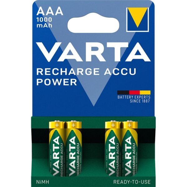 AAA 1000mAh 4-BL (5703) RTU Varta