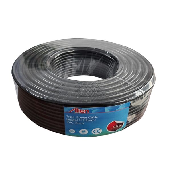 KAB. EL. 220V MYYM 3x1.5mm2 100m CRNI