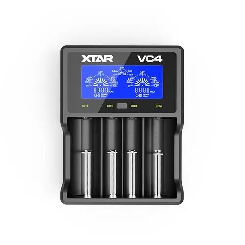 PUNJAČ BATERIJA LI-ION, NIMH, 4 KANALA,LCD, VC4  XTAR