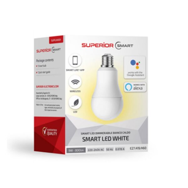 LED SIJALICA Smart dimabil 3000K wifi Superior