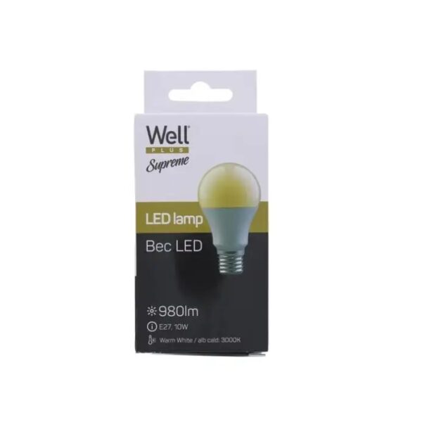 SIJALICA LED A60 E27 10W 3000K Supreme WELL