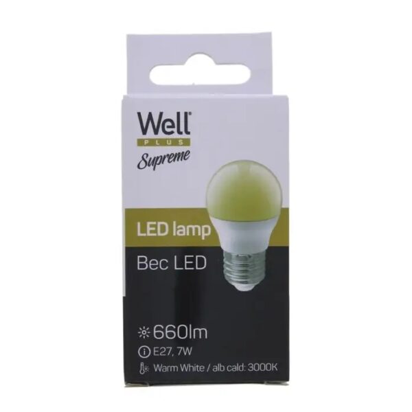 SIJALICA LED E27 7W3000K G45 Supreme WELL