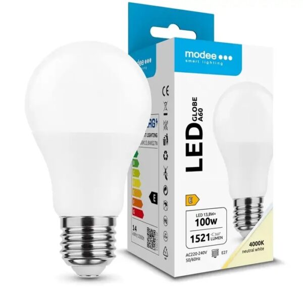 SIJALICA LED A60 E27 13,8W 4000K MODEE