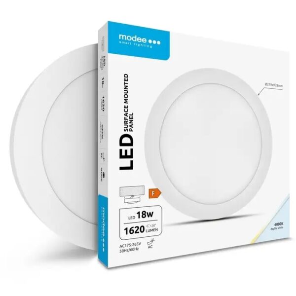 LED PLAFONJERKA MODEE 18W 219mm 6000K 1620lm