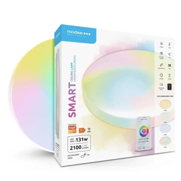 SMART WIFI PLAFONJERKA 20W 272mm 2700-6500K 2100lm MODEE