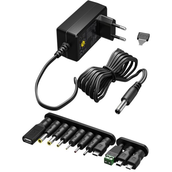 ISPRAVLJAČ. UNIVER. 3-12V 1A USB GOOBAY