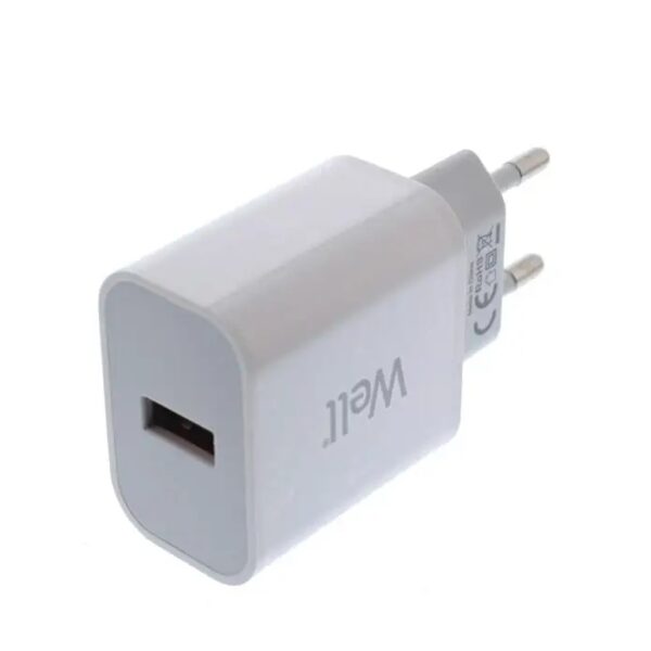 PUNJAČ ZA TELEFON Well, 1x USB-A QC 3.0 18W