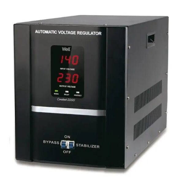 STAB. NAPONA SA SERVO M. 3000VA/1.8KW WELL CONSTANT