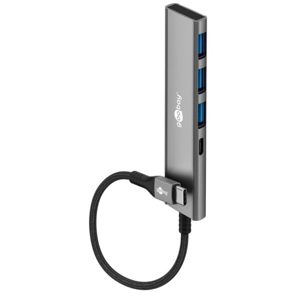 HUB USB-C 3.2 - 4 u 1 SLIM 1xC + 3xA 5G GOOBAY