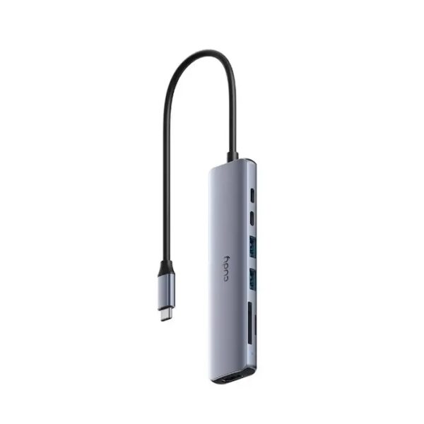 ADAPTER USB-C > HDMI 4K60Hz 2XUSB 3.0 5Gbps 1xUSB C3,0 CUDY