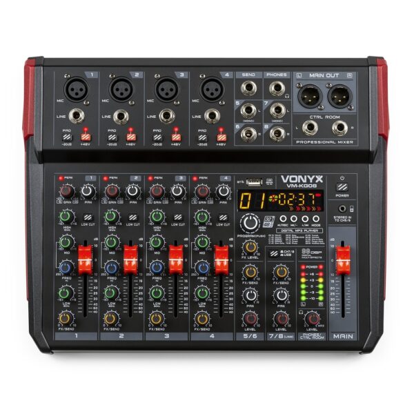 MIKSETA 8CH VM-KG08 BT/DSP/USB VONYX